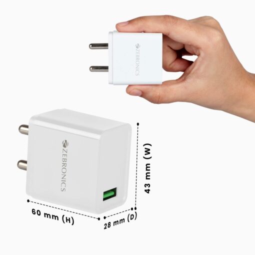 ZEBRONICS 18W Rapid Charger with Type C Cable (Zeb-MA5311Q) - Image 5