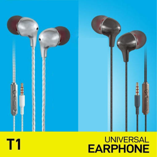 Tiger T1 Headphone with Mic, HD Sound with Extra Deep Bass