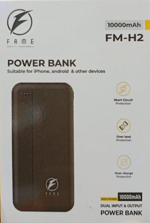 Fame 10000mah Power bank FM-H2