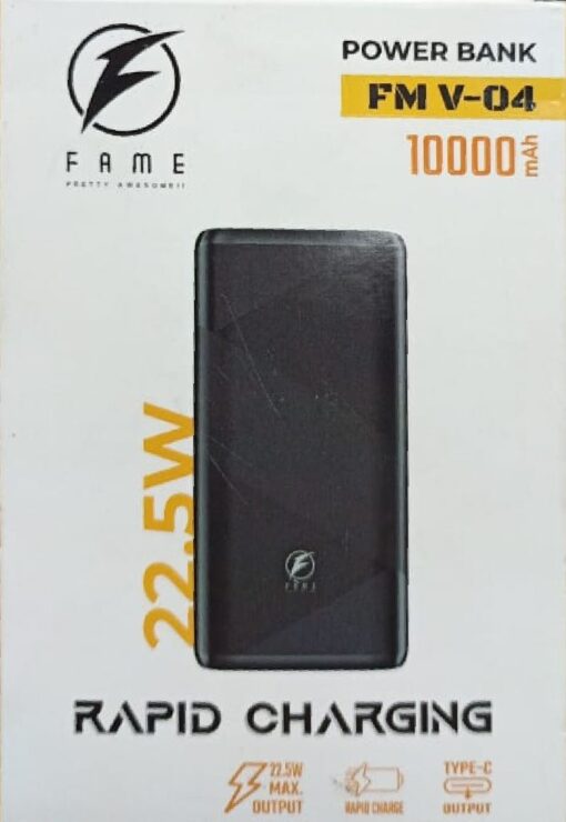 Fame 10000mah 22w Fast Charging Power bank