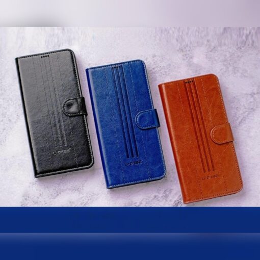Flip Cover for All Mobiles Leather Flip with Magnet and Mini wallet