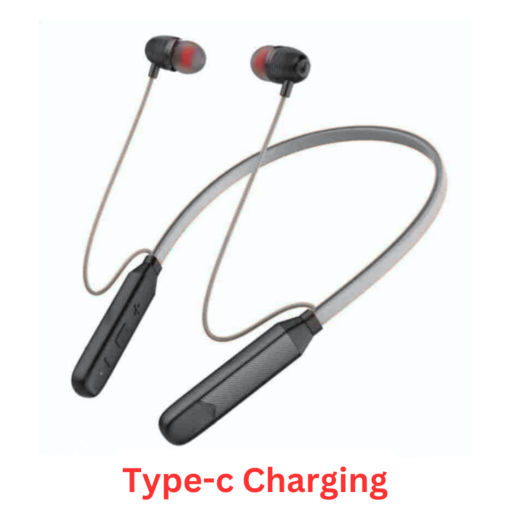 Landmark Bluetooth Neckband with Type-C | 20 Hours Playtime - Image 7