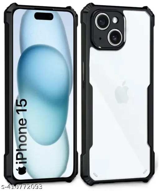 Transparent cover for All Mobiles | with Side Black Color - Image 2