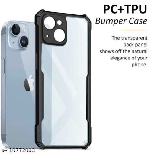 Transparent cover for All Mobiles | with Side Black Color - Image 3