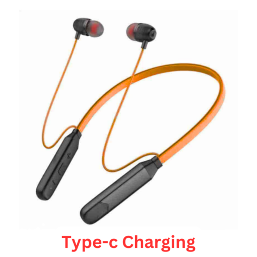 Landmark Bluetooth Neckband with Type-C | 20 Hours Playtime - Image 6