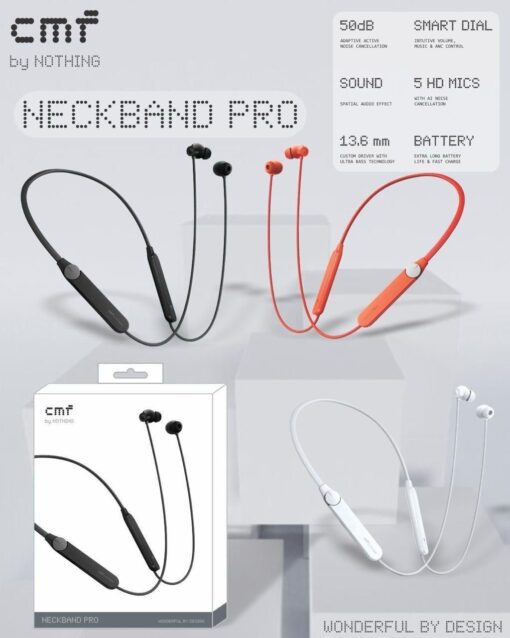 cmf Roller Volume Adjustment Neckband pro | Magnetic On/Off
