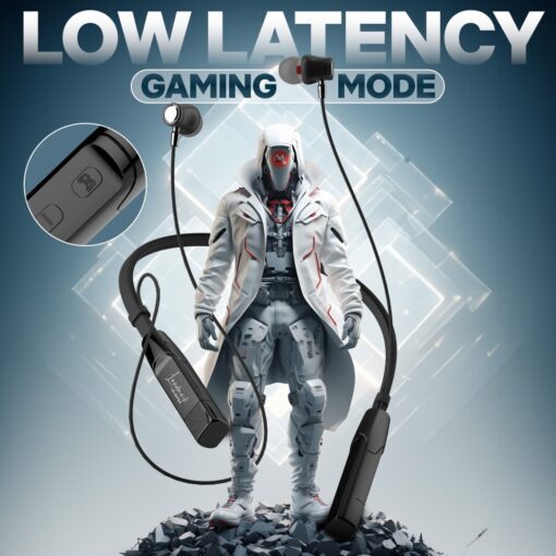 Warranty Gaming Mode Bluetooth Neckband | LandMark Magneto 4 | Type-C Charging
