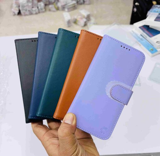 Flip Cover Original for All  Available Mobiles with Magnet and Mini wallet - Image 4