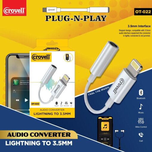 iPhone Lightening to 3.5mm Headphone Connector Cable