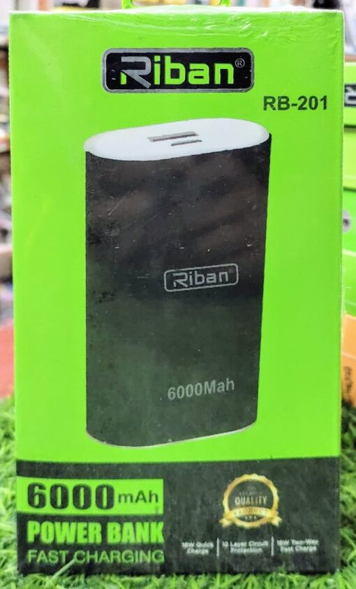 Riban 6000mah Power Bank | 6 Months Warranty