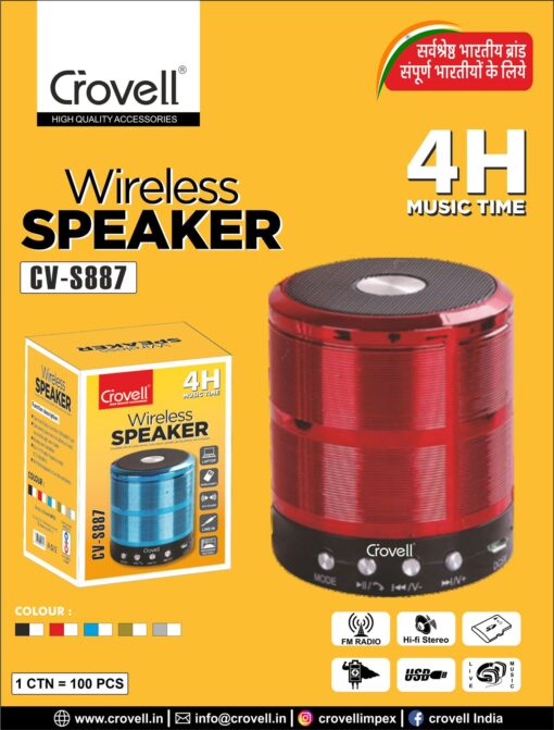 Small Bluetooth Speaker with FM and AUX